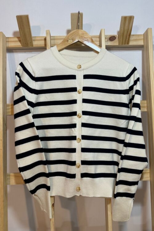 CARDIGAN RAYADO